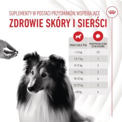 ROYAL CANIN Skin & Coat Adult Dog Supplements 240g