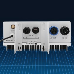 Qoltec Inwerter Przetwornica solarna do grzania wody ECO Solar Boost MPPT BYPASS LCD 3kW/4kW Wi-fi