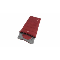 Śpiwór dla dziecka Outwell Contour Junior (140 cm) - red/grey