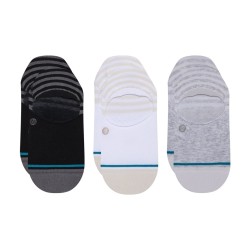 Stance Sensible Two 3 Pack Damski Skarpetki stopki Beżowy, Czarny, Szary, Biały 3 par(y)