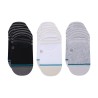 Stance Sensible Two 3 Pack Damski Skarpetki stopki Beżowy, Czarny, Szary, Biały 3 par(y)