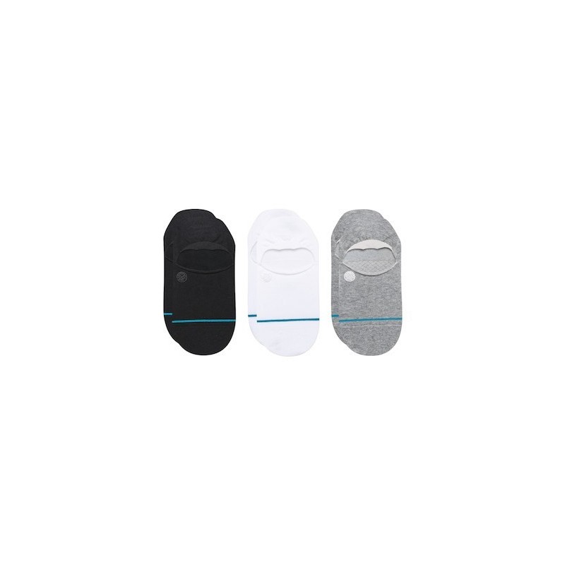 Stance Icon No Show 3 Pack Skarpety do tenisówek Wielobarwny 3 par(y)