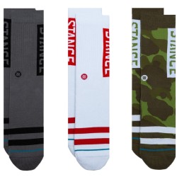 Stance The OG 3 Pack Krótkie codzienne skarpety Wielobarwny 3 par(y)