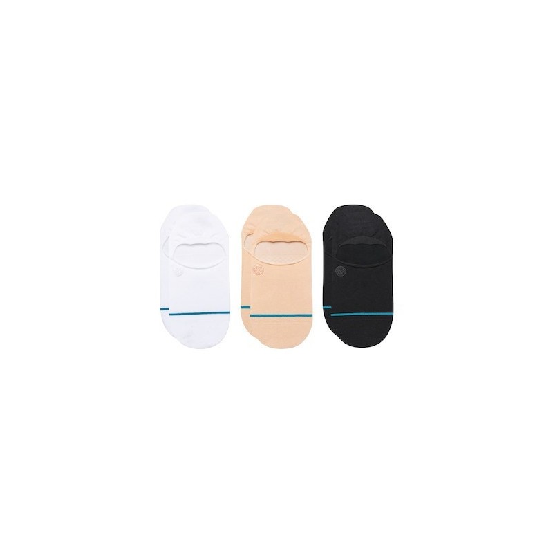 Stance Icon No Show 3 Pack Skarpety do tenisówek Wielobarwny 3 par(y)