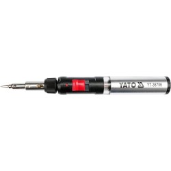 Yato YT-36706 lutownica Lutownica gazowa 1300 °C Czarny, Czerwony, Stal nierdzewna