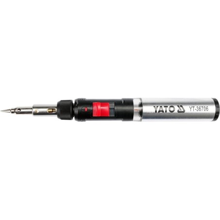 Yato YT-36706 lutownica Lutownica gazowa 1300 °C Czarny, Czerwony, Stal nierdzewna