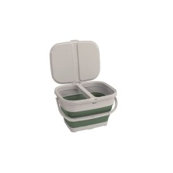 Outwell 651096 kosz na śmieci 30 l Prostokątny Plastik, Termoplastyczny elastomer Zielony