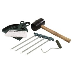 Outwell Tent tool kit Zestaw krawatów i klipsów Plastik, Stal Wielobarwny 8 szt.
