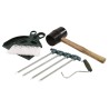 Outwell Tent tool kit Zestaw krawatów i klipsów Plastik, Stal Wielobarwny 8 szt.