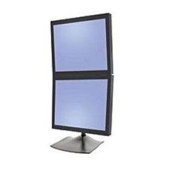 Ergotron DS100 SERIE 2X LCD FREESTAND/BLACK 28IN VERTICAL HIGHT 2 CLAM