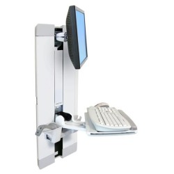 Ergotron STYLEVIEW VERTICAL LIFT WHITE/PATIENT ROOM