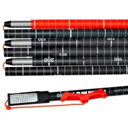 Mammut Carbon Probe 280 speed lock kije do nart 2 szt. 2,8 m Czarny, Czerwony