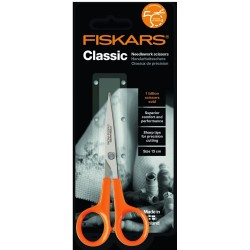 Fiskars 9881 nożyczki szkolne i papiernicze Proste cięcie Metaliczny, Pomarańczowy