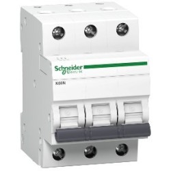 Schneider Electric Wyłącznik nadprądowy K60 K60N-C16-3 C 16A 3-biegunowy, A9K02316