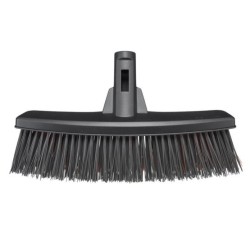 Fiskars 1025930 miotła Zewnętrzna Włosie miękkie/twarde Czarny, Pomarańczowy