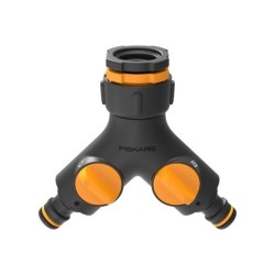 Fiskars 1027061 złącza węży ogrodowych Złącze do kranu Czarny, Pomarańczowy 1 szt.