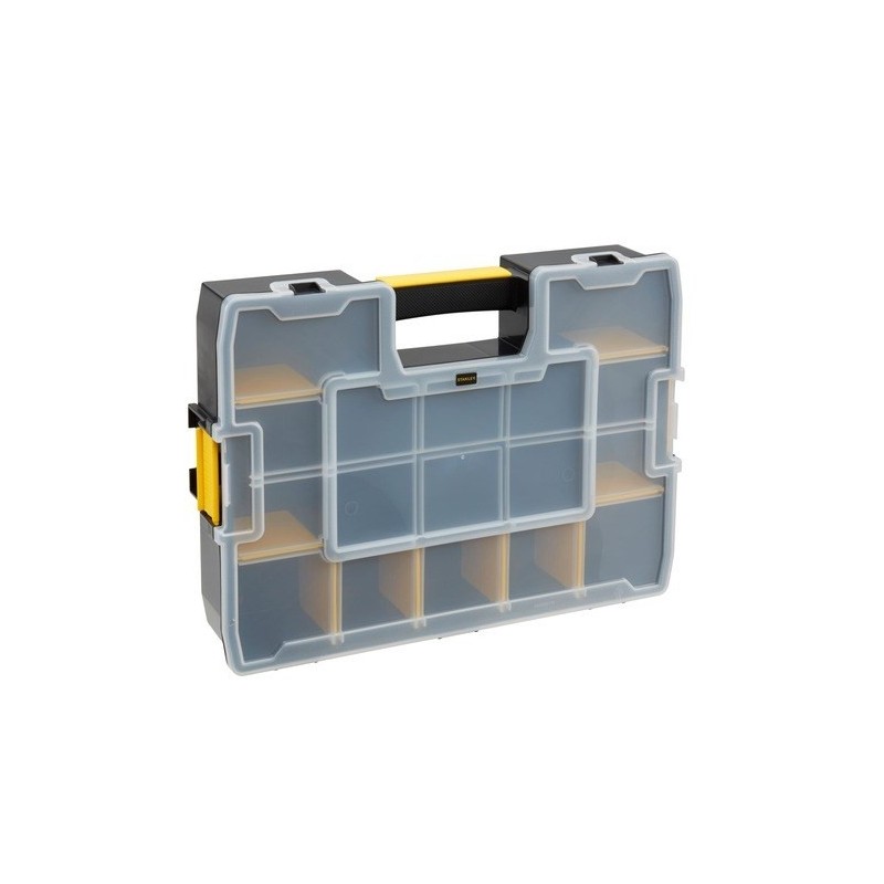 Stanley CUBIX 1-94-745 pudełko na narzędzia Małe pudełko z częściami Czarny, Przezroczysty, Żółty