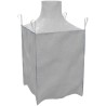 WOREK BIG-BAG 90*90*150 CM BIAŁY, KOMIN WSYPOWY