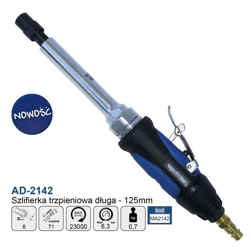 ADLER SZLIFIERKA PROSTA PNEUMATYCZNA DŁUGA AD-2142