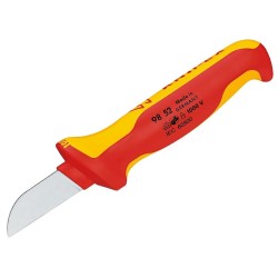 Knipex 98 52 nożyk Pomarańczowy, Czerwony Stałe ostrze noża