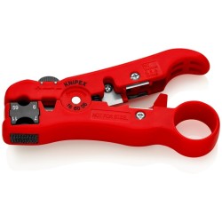 Knipex 16 60 06 SB narzędzie do zdejmowania izolacji Czerwony