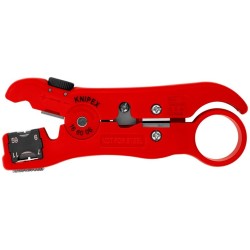 Knipex 16 60 06 SB narzędzie do zdejmowania izolacji Czerwony