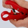 Knipex 16 60 06 SB narzędzie do zdejmowania izolacji Czerwony