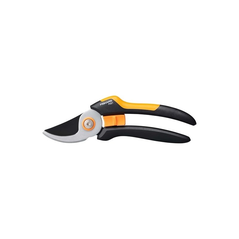Fiskars Solid M P321 Nożyce ogrodowe Bypass Czarny, Pomarańczowy