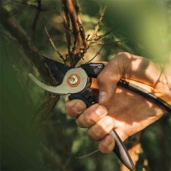 Fiskars Solid L P341 Nożyce ogrodowe Bypass Czarny, Pomarańczowy