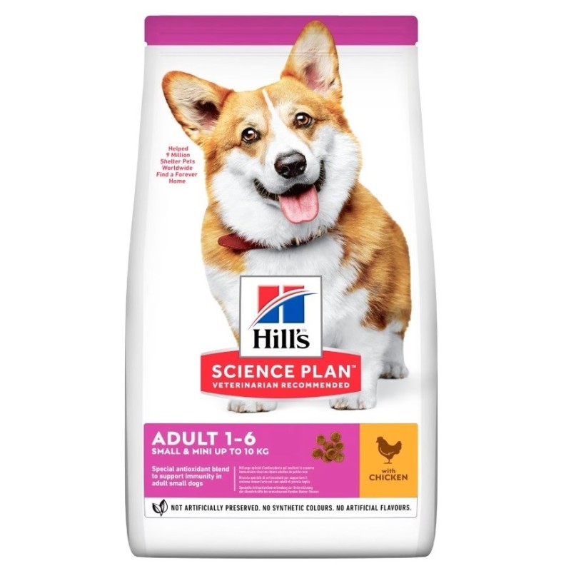 Hill's SP small & mini adult, chicken, dla psa 1.5 kg