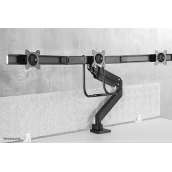 Neomounts NM-D775DX3BLACK uchwyt / stojak do monitorów 68,6 cm (27") Biurko Czarny