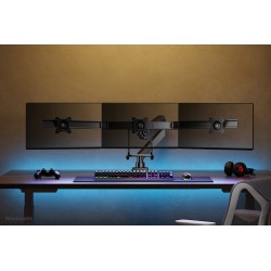 Neomounts NM-D775DX3BLACK uchwyt / stojak do monitorów 68,6 cm (27") Biurko Czarny