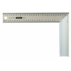 kątownik stalowy z podziałką, aluminiowy 200 x 300 mm