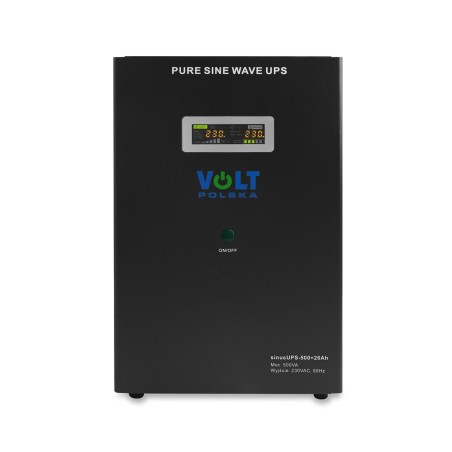 VOLT Zasilacz awaryjny SINUS UPS 500 + 26Ah (300/500W) [1.5m przewód]