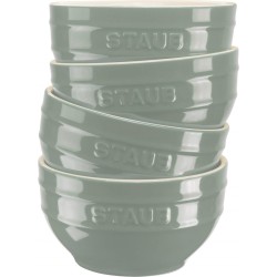 STAUB SERVING Zestaw 4 misek 12 cm, eukaliptusowy
