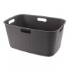 CURVER KOSZ DO MAGLA CIEMNY SZARY SOFTEX 45L