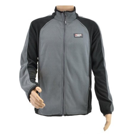 AW BLUZA POLAROWA T1/ SZARO-CZARNA/ XL