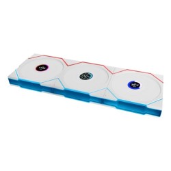 Wentylator Lian Li UNI FAN TL Wireless LCD Lüfter, ARGB, PWM - 120 mm, biały