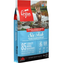 ORIJEN Cat Six Fish - sucha karma dla kota - 5,4g
