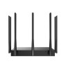 Tenda W30E AX3000 router bezprzewodowy Gigabit Ethernet Dual-band (2.4 GHz/5 GHz) Czarny