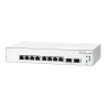 HPE Aruba Networking JL680A łącza sieciowe Zarządzany Gigabit Ethernet (10/100/1000) 1U Biały