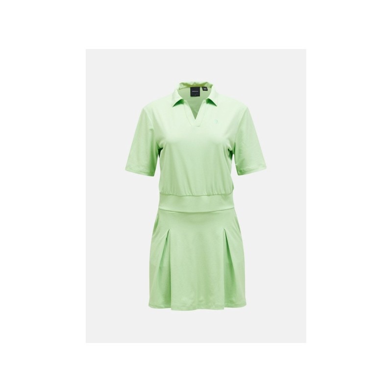 Sukienka PEAK PERFORMANCE W Pleated Dress zielony - S
