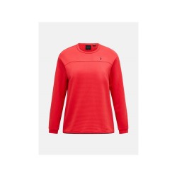 Bluza PEAK PERFORMANCE Trail PolartecÂ® Power Gridâ„˘ Crew Women czerwony - M