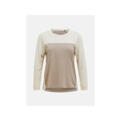 Koszulka PEAK PERFORMANCE W Trail Wool Blend LS beżowy - S