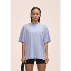 Koszulka damska Casall Oversized Cotton Blend Tee niebieski - M