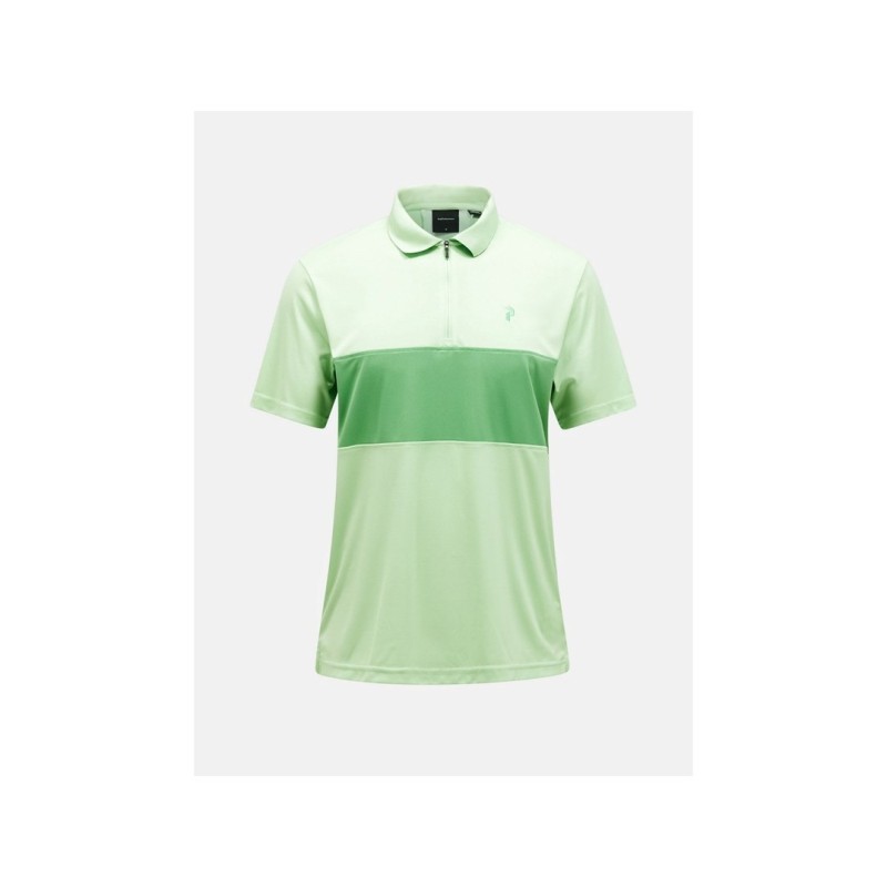 Koszulka PEAK PERFORMANCE M Player Zip Polo zielony