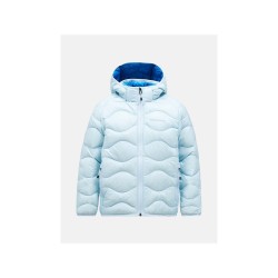 Kurtka puchowa dziecięca PEAK PERFORMANCE Helium Down Hood Jacket Junior niebieski - 150