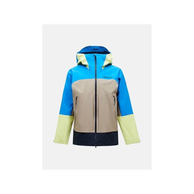 Kurtka PEAK PERFORMANCE Vislight Gore-Tex C-Knit 3L Shell Jacket Men beżowy - XL