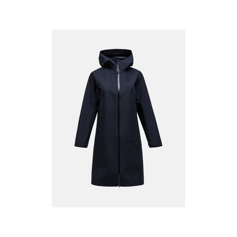Płaszcz damski Peak Performance Treeline Shell Parka - black