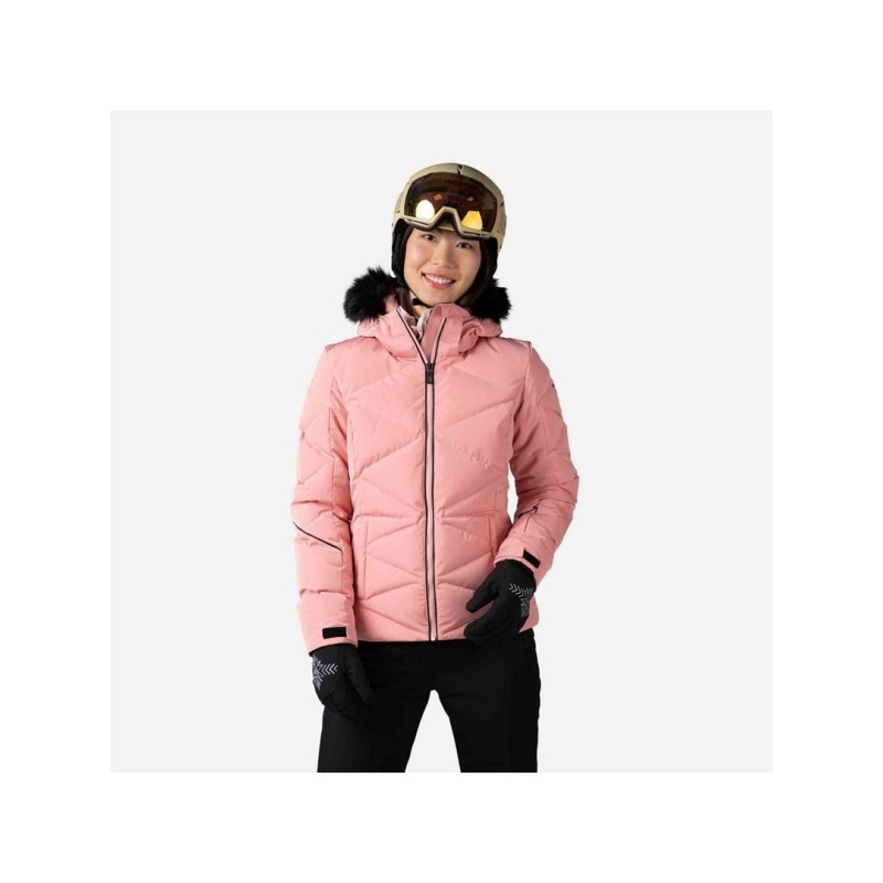 Kurtka Rossignol W Staci Jkt różowy - XL